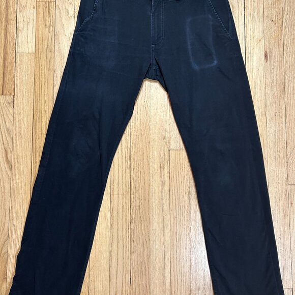 Imperial Motion Black Cotton Chinos - Picture 2 of 4